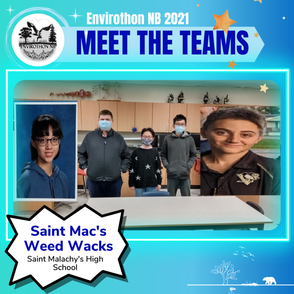 Envirothon NB Saint Macs Weed Wacks Team